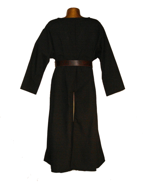 Medieval Hospitaler Knight Tunic by White Pavilion, back view. This is the ideal companion to our Medieval Hospitaler Knight Cape and essential for any Medieval Hospitaler Knight costume.